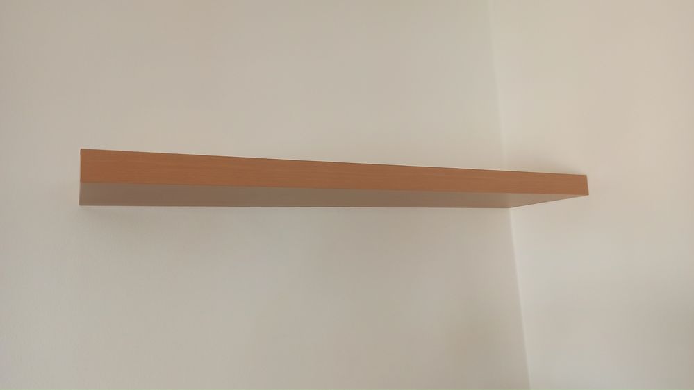 Estante de parede cor faia 110x26cm