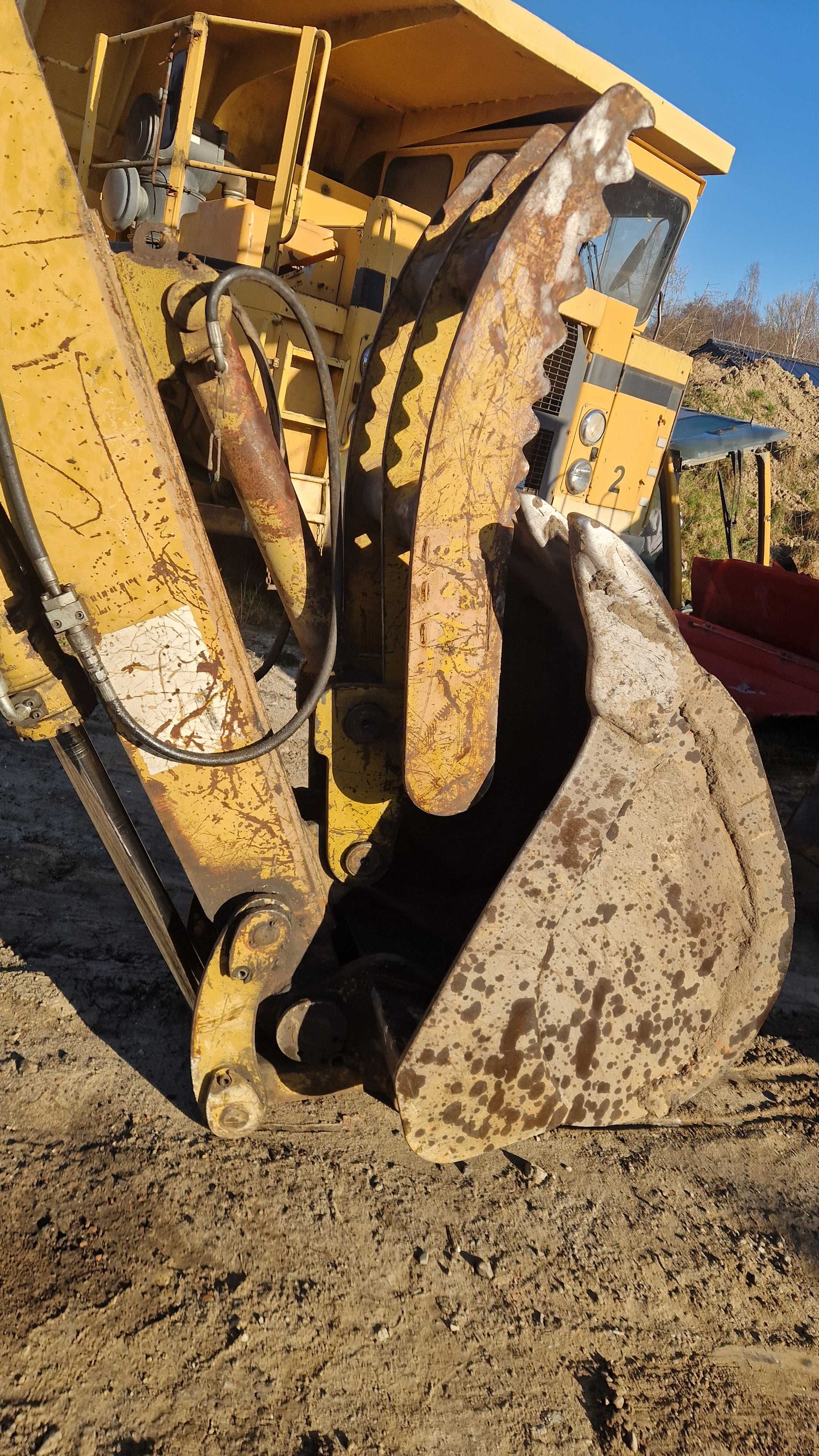 koparka cat 206 cat 212 cat312 ramie z pazurem domykania łyżki chwytak