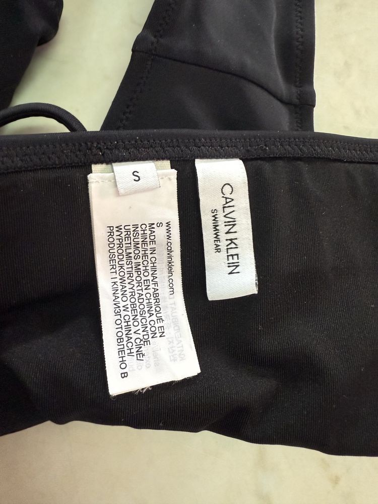 Купальник Calvin Klein роздільний чорний оригінал S M