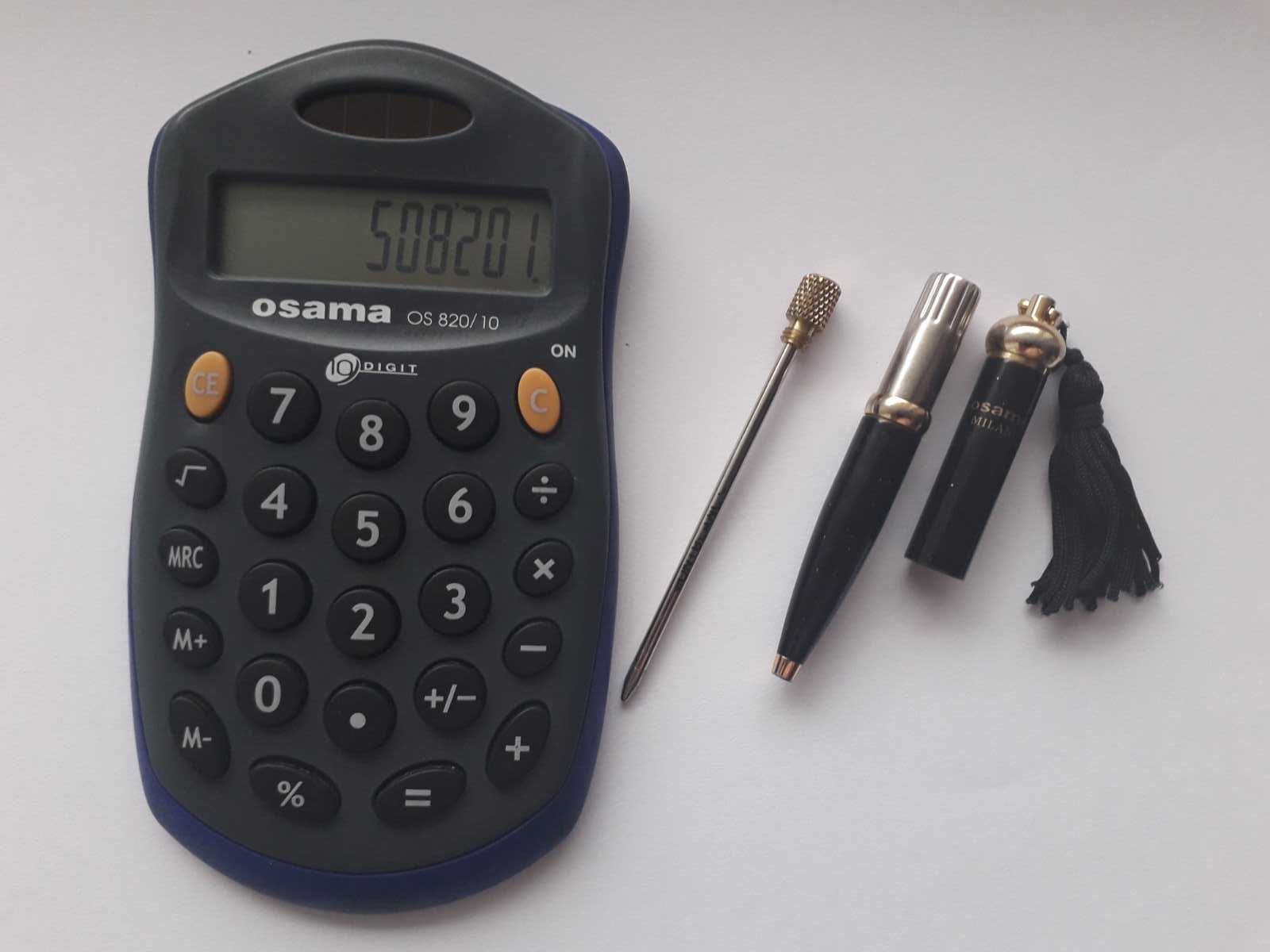 Калькулятор и Ручка Osama Montblanc (Made in Germany)