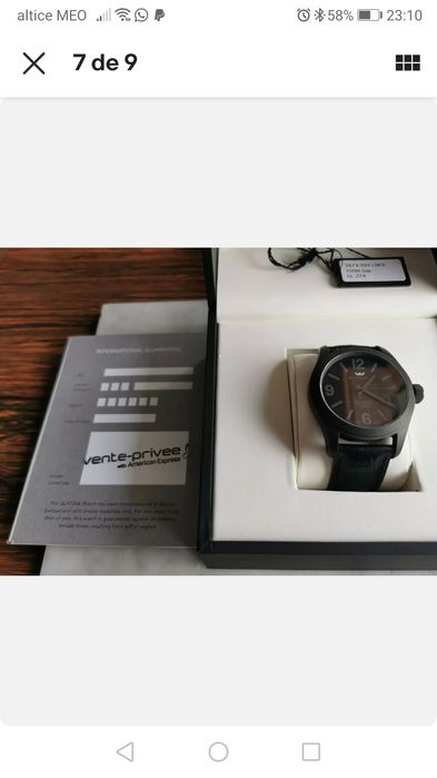 Relógio "Glycine Incursore Stealth"-Como novo-Sem uso-é pré invicta.