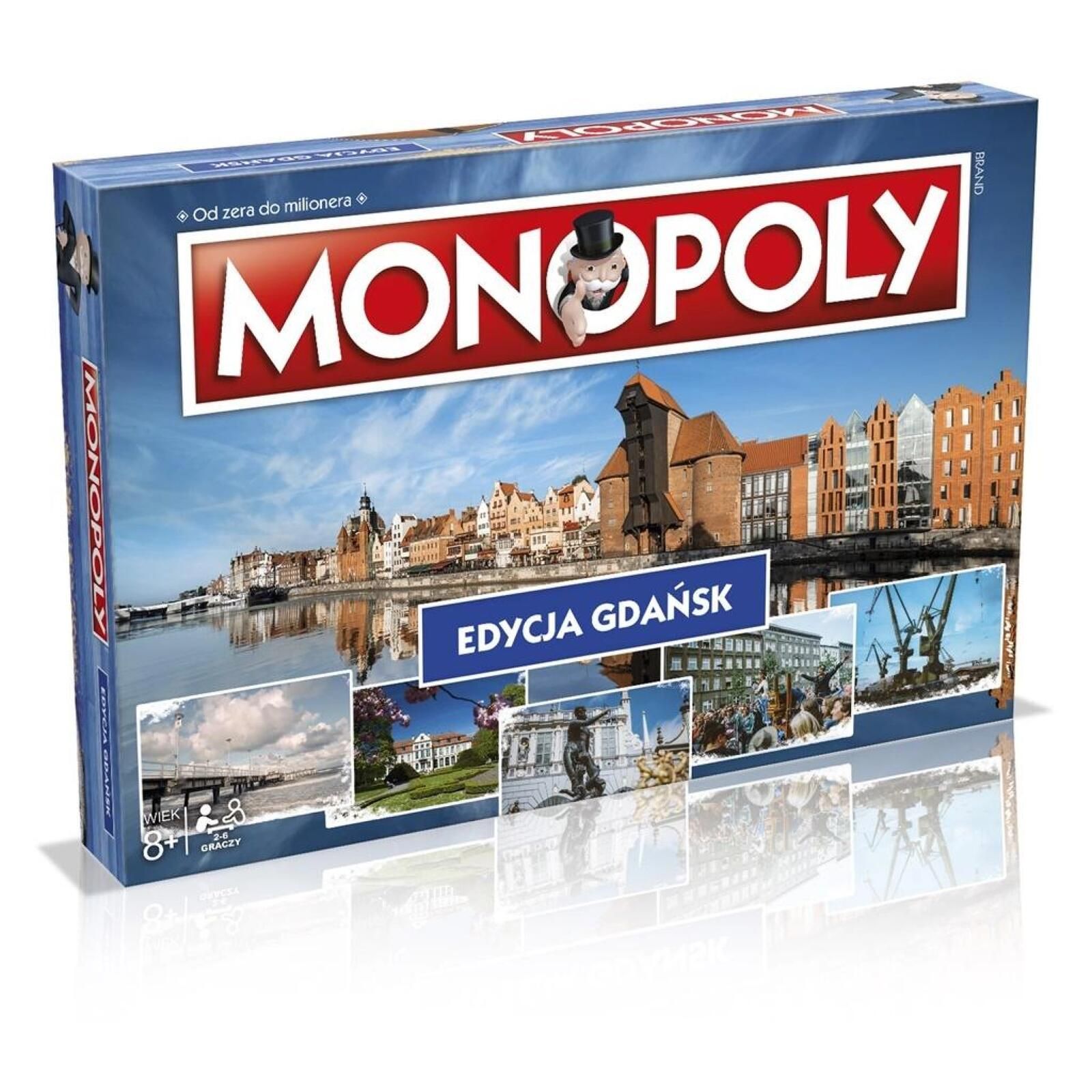 Monopoly Gdańsk Winning Moves pudełko,