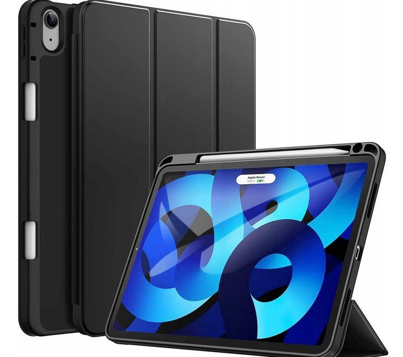 JETech IPad Pro 12,9'' 6 i 5 etui stojak pencil czarne smart case