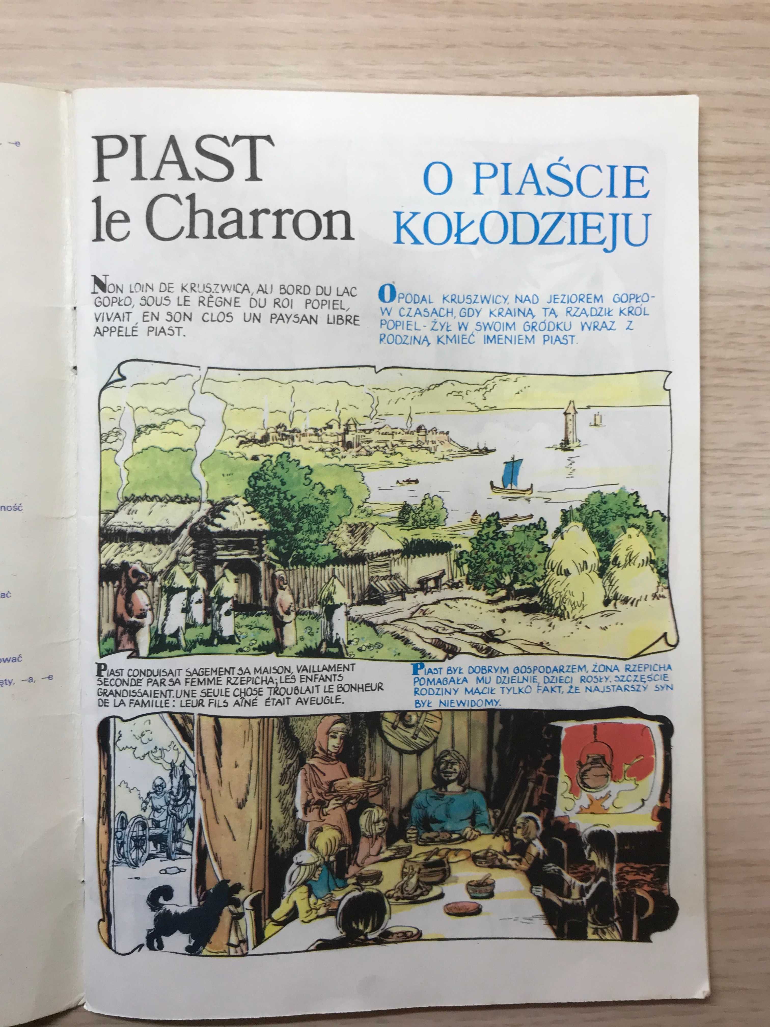 [Komiks historyczny] O Piaście Kołodzieju po PL i FR Bajki PRL