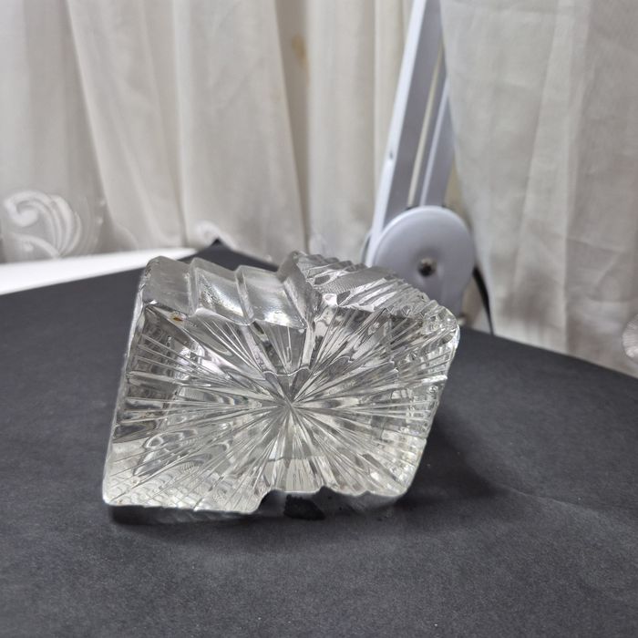 Stara karafka perfumetka szklana art deco T3