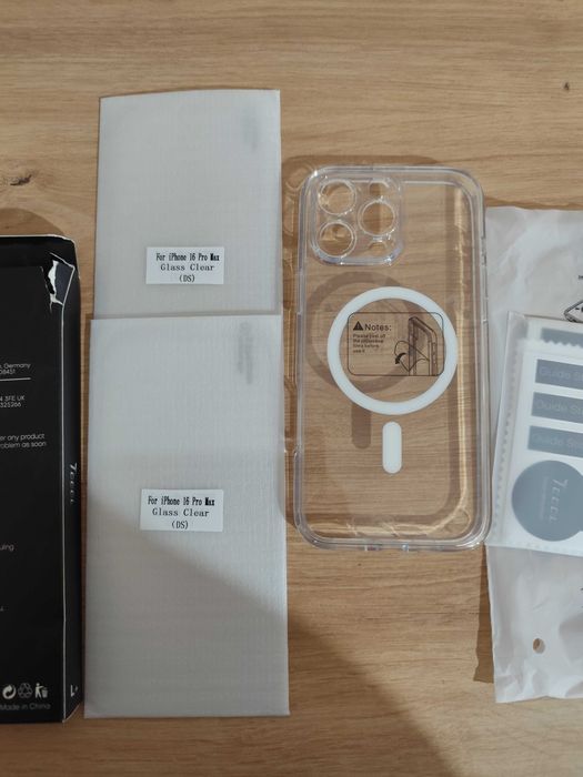 Capa para iPhone 16 pro Max mais 2 películas de vidro