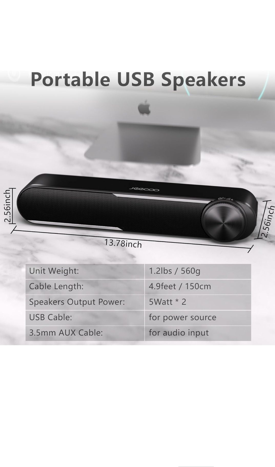 Jeecoo  Mini Speaker Bar