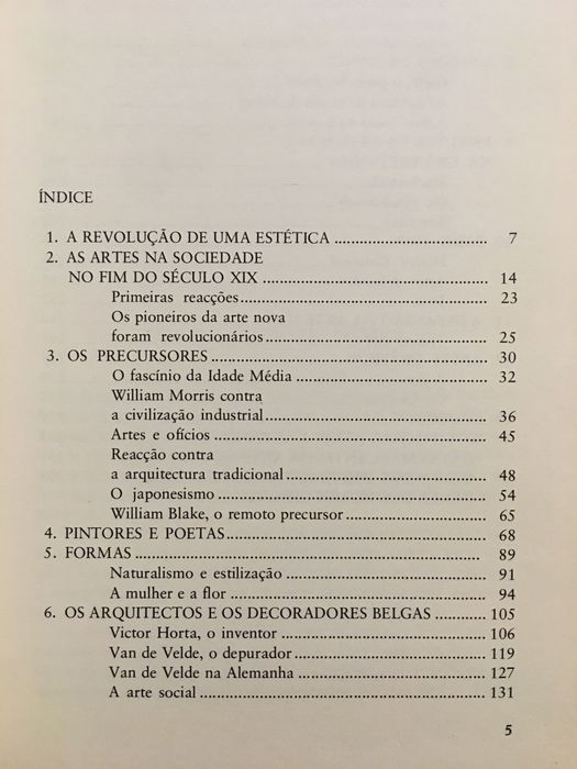 Artes Decorativas do Século XX. Art Déco / Arte Nova