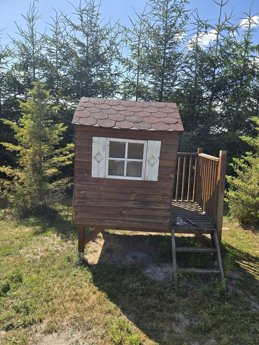 Domek drewniany Grześ domek ogrodowy domek dziecięcy
