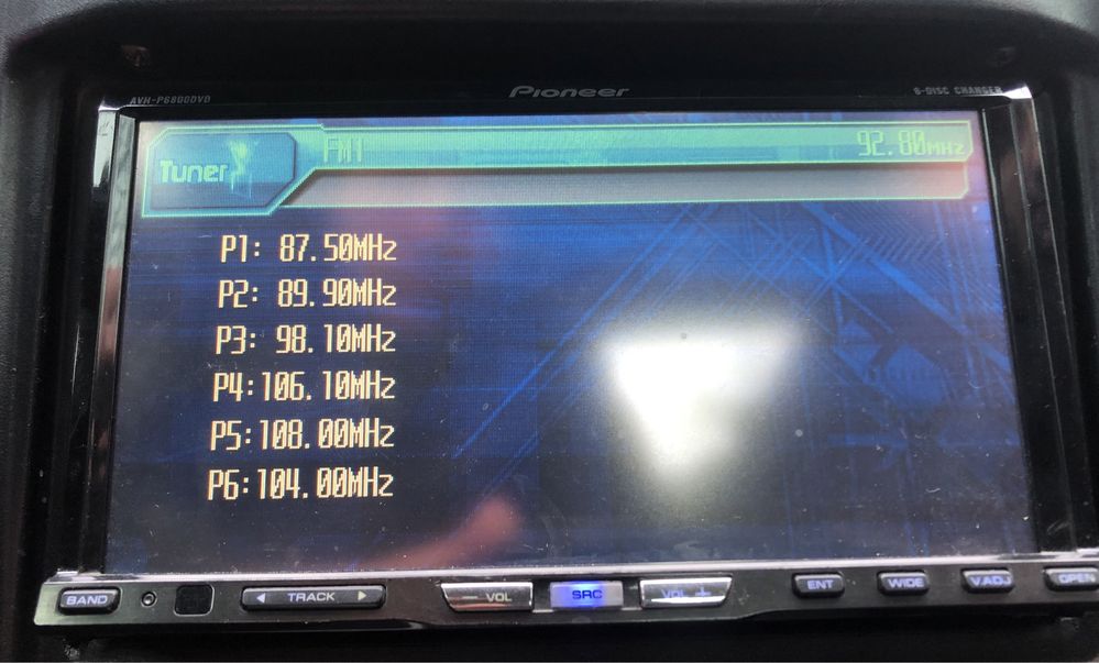 Автомагнітола Pioner AVH-P6800DVD 2DIN