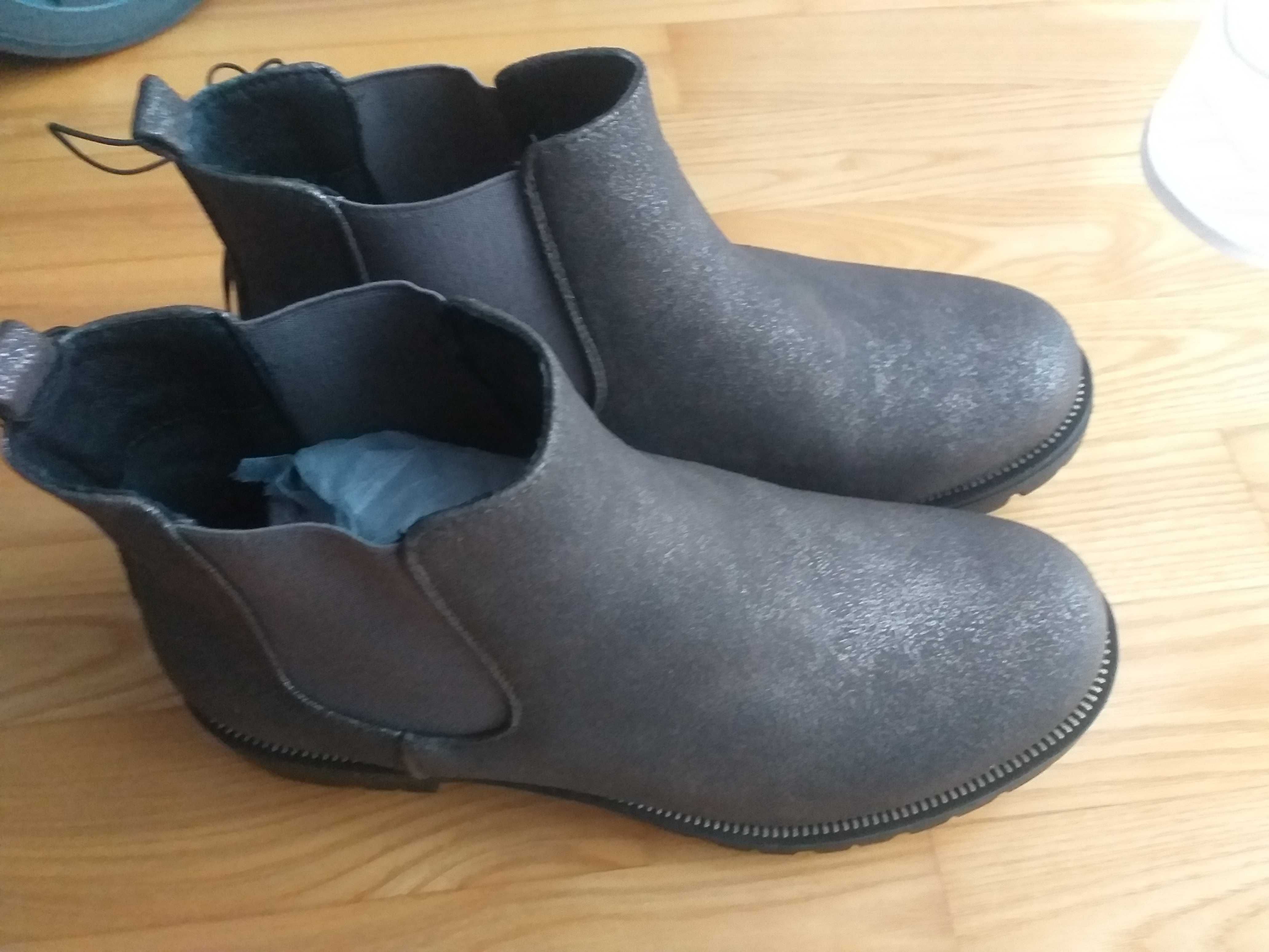 Botki damskie/dziewczęce, rozmiar 37