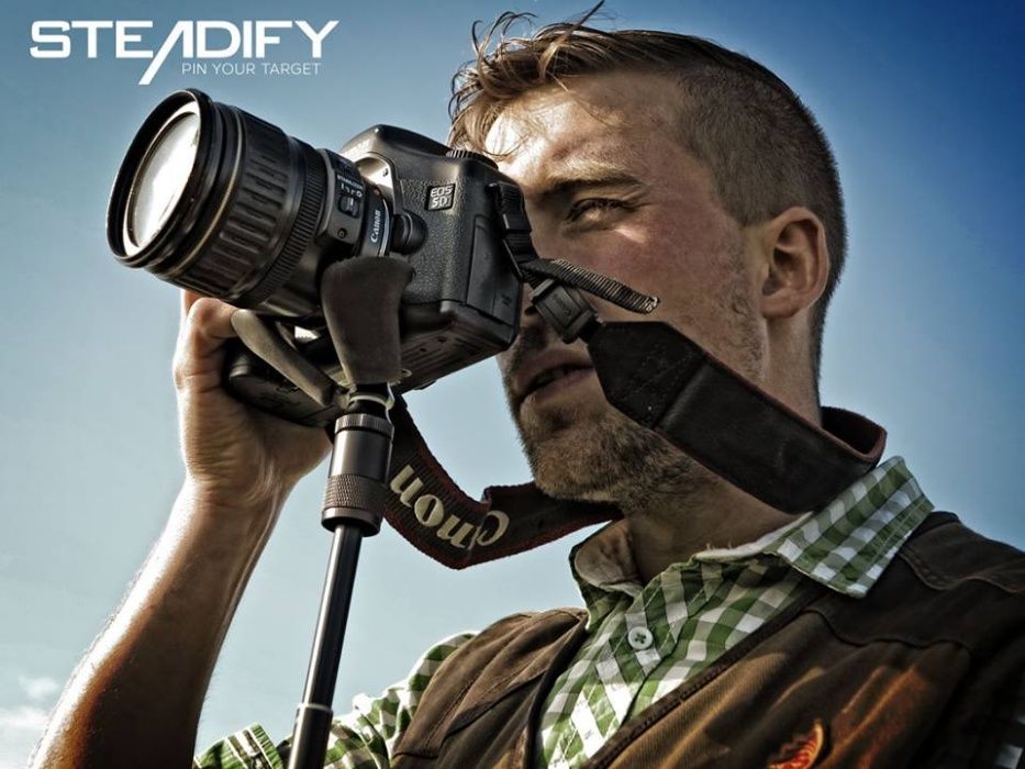 STEADIFY niemiecki pastorał myśliwski biodrowy na pas monopod podpórka