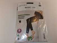 A013 Esmara Basic 100 Kryjące Legginsy Ciążowe Czarne Rozmiar L 44/46