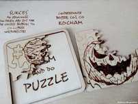 puzzle podkładka pod kubek Halloween 25el REMAZEN