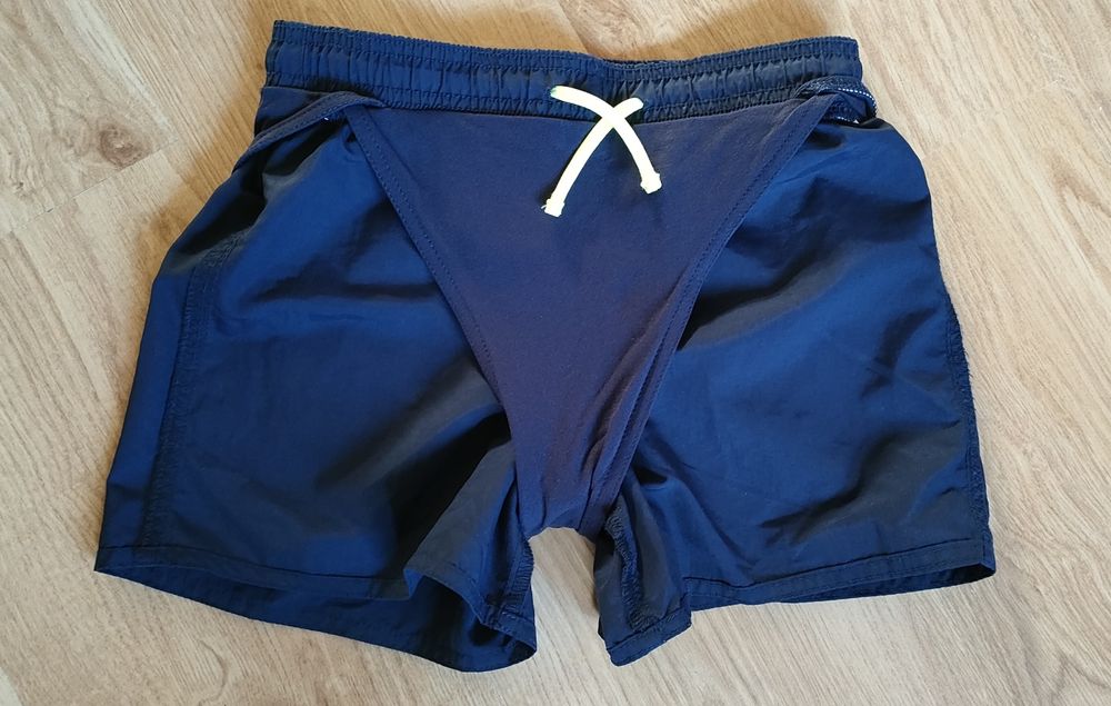Kąpielówki spodenki kąpielowe chłopięce Nabaiji Decathlon dziecięce