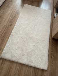 Dywan dywanik biały kremowy komfort 80x 150 cm