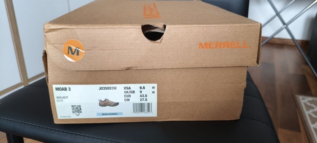 Merrell Moab 3 43,5 Wide Nowe