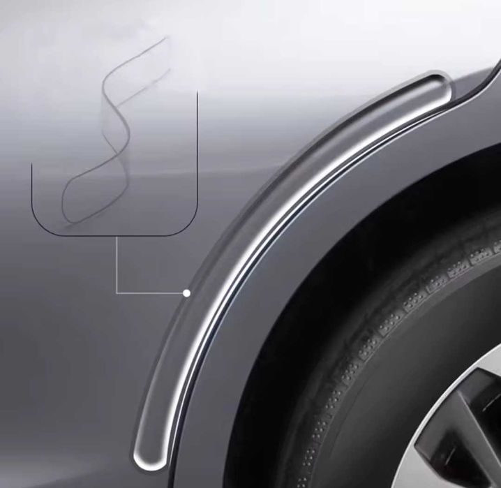 Listwy ochronne lakieru 4szt,przeciw uderzeniowe,motor,samochód 40x1.8