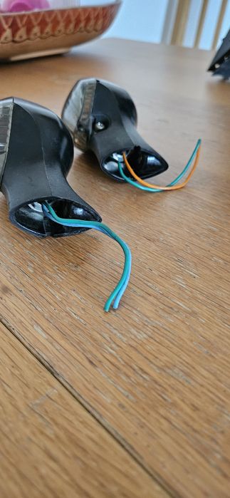 Suporte de matrícula + piscas originais CB650F 2014