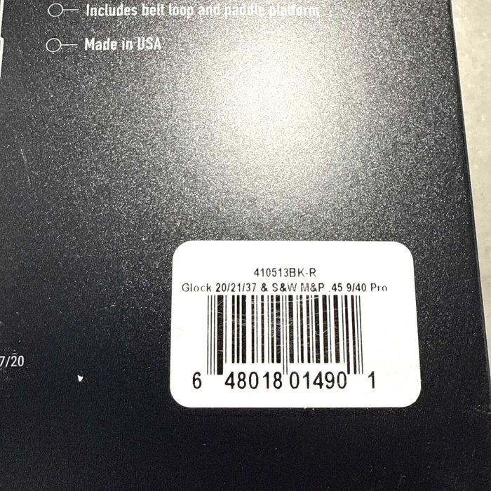 Coldre compatível com Glock 19/19X/44/45 Gen3-5 e G 23/32 Gen3-4.