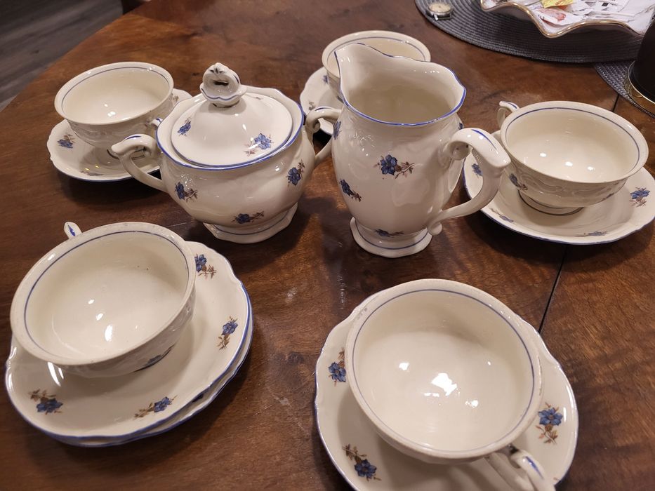 Zestaw kawowy z porcelany Tułowice.