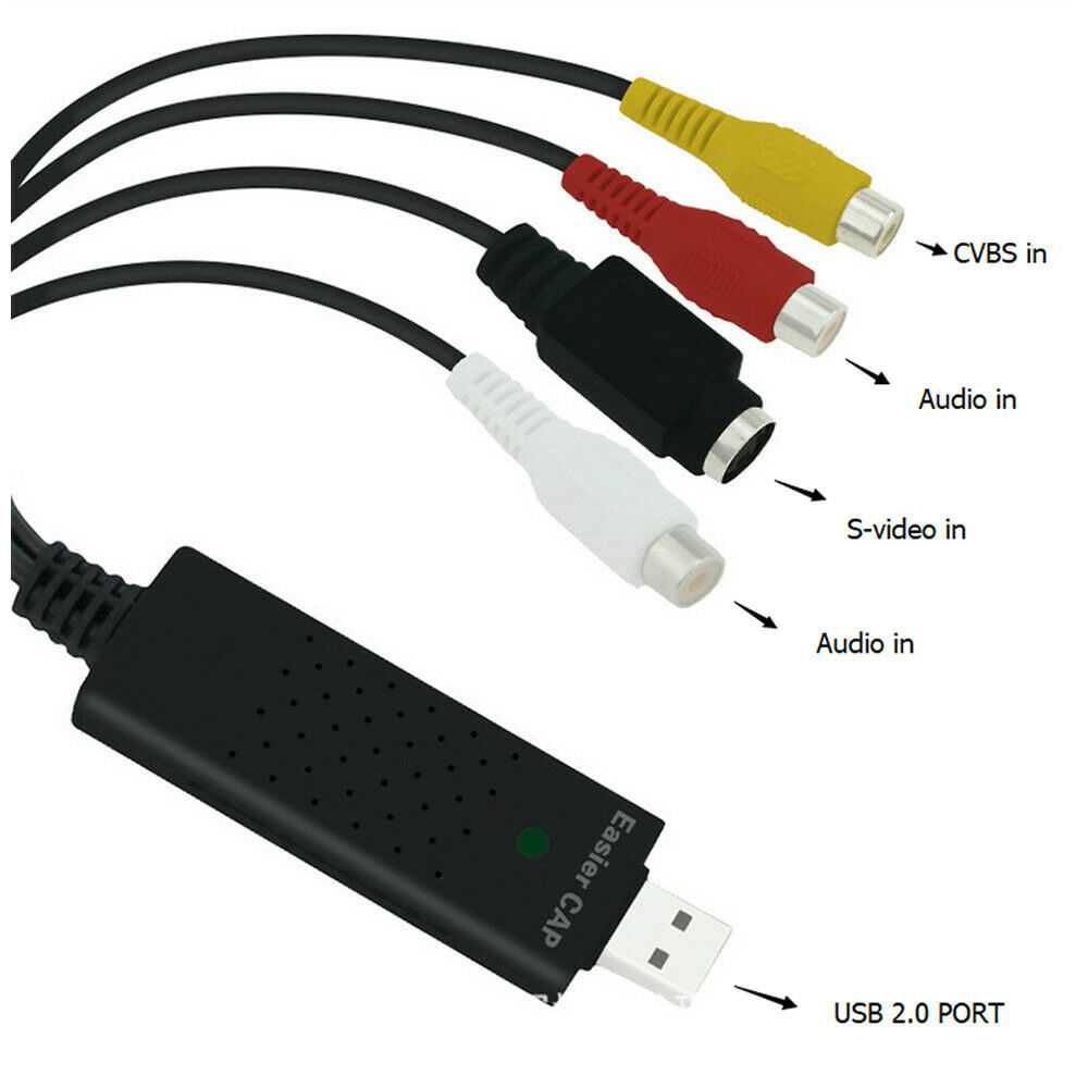 Conversor de video analogico para digital vhs tv ou outros