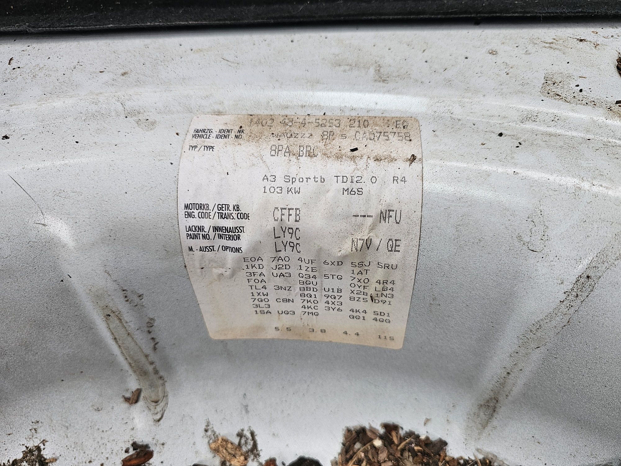 Запчасти,Разборка,Розбірка,Двері Audi A3 8P SportBak 2012 Lift S-Line