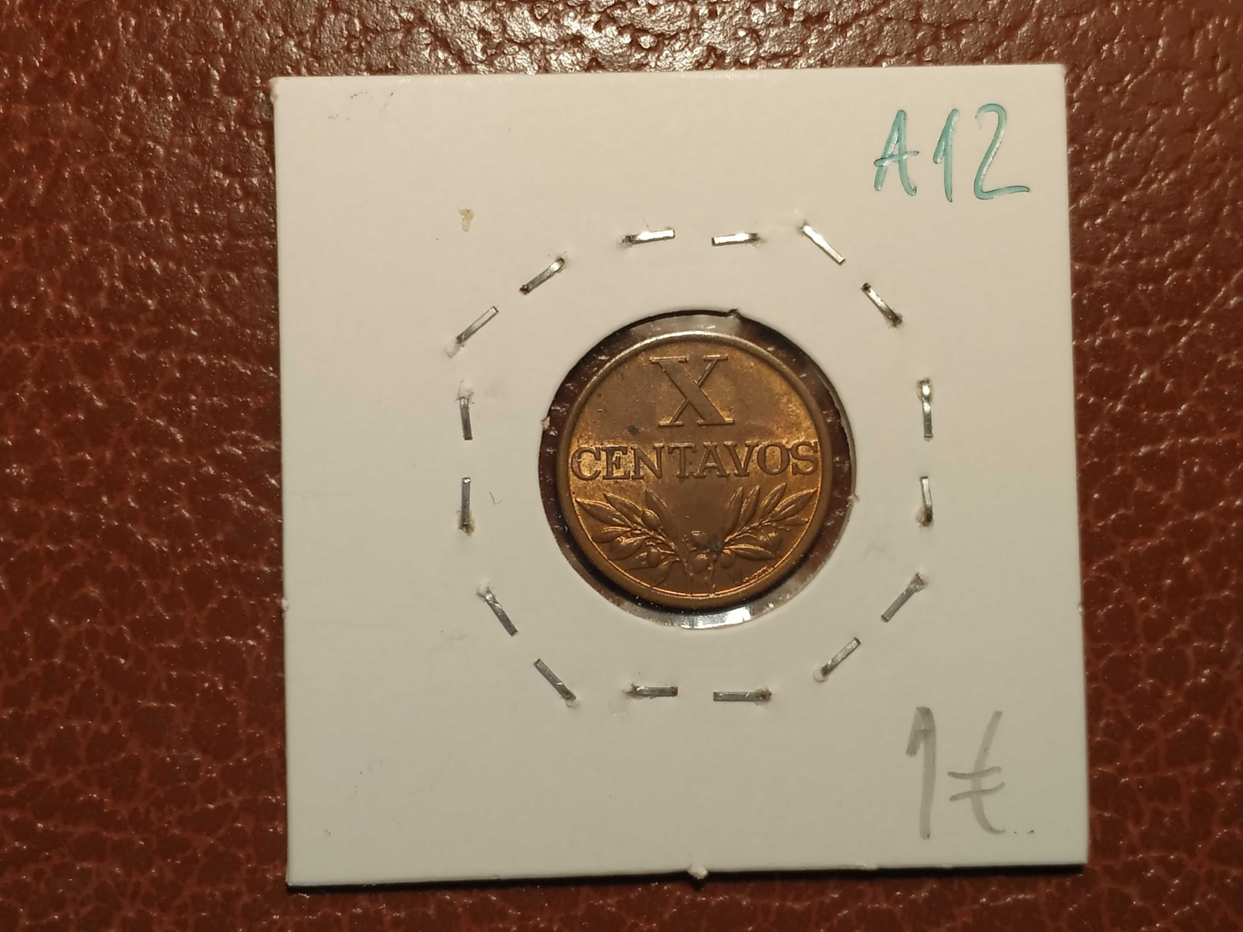A12 Moeda de 10 centavos de 1962 VF - Portugal