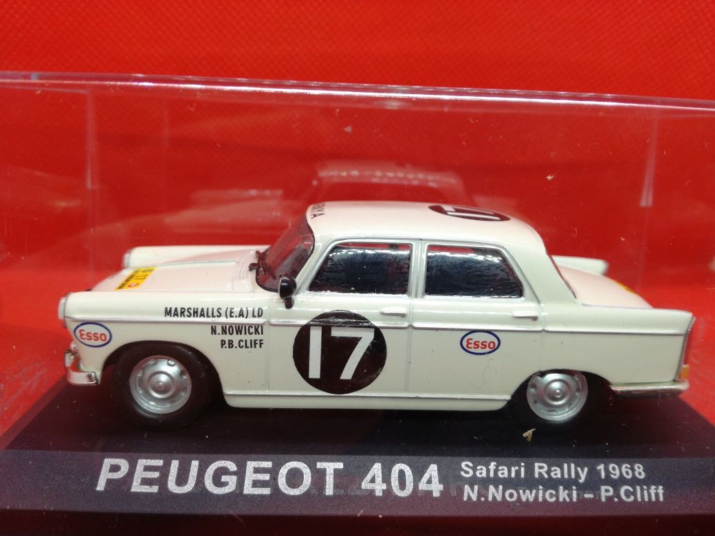 N52 Miniaturas 1/43 Peugeot de Rally como novas