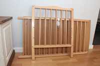 Łóżeczko dziecięce drewniane 120x60 plus dodatki!!!