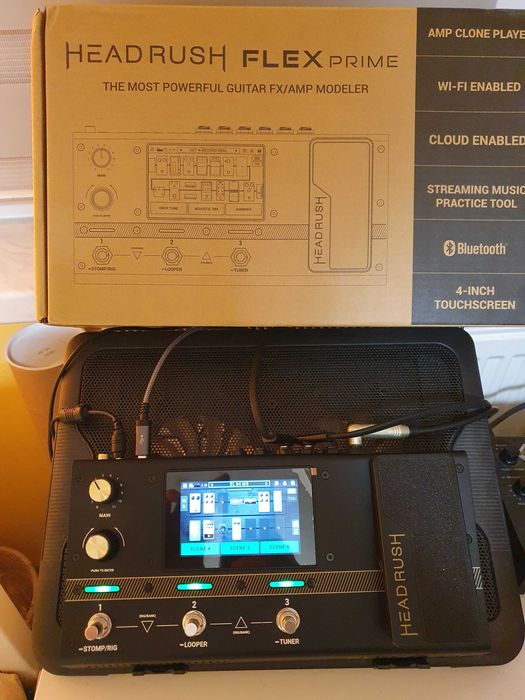 Headrush Flex Prime modeler, profiler, multiefekt. Black Friday.