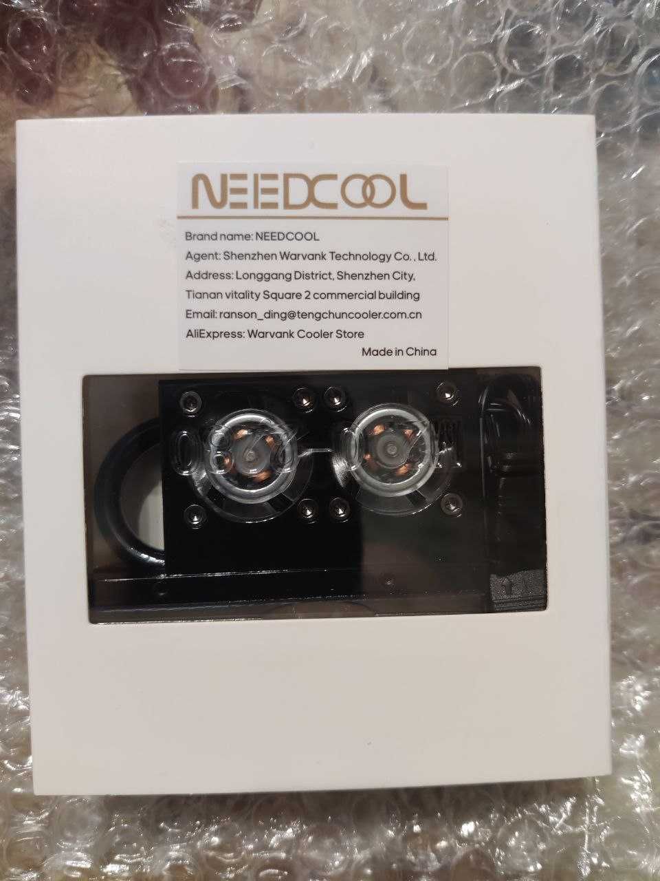 Радиатор SSD M.2 2280 NEEDCOOL NC-M.2 7000RPM AGHP 3pin 5V ARGB Black