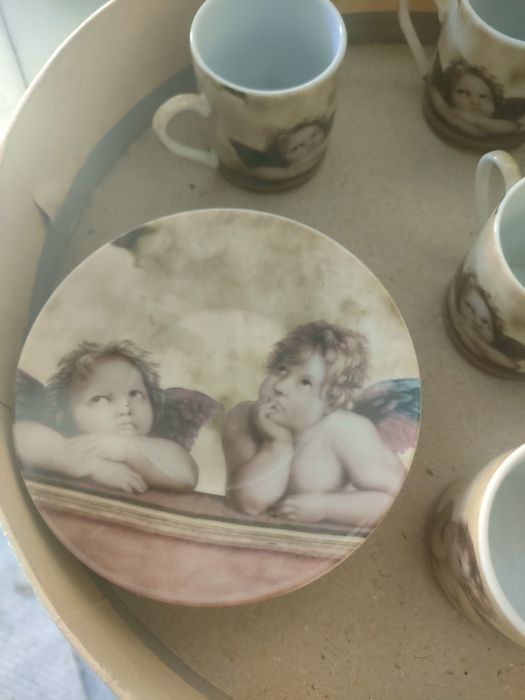 Serviço de café vintage