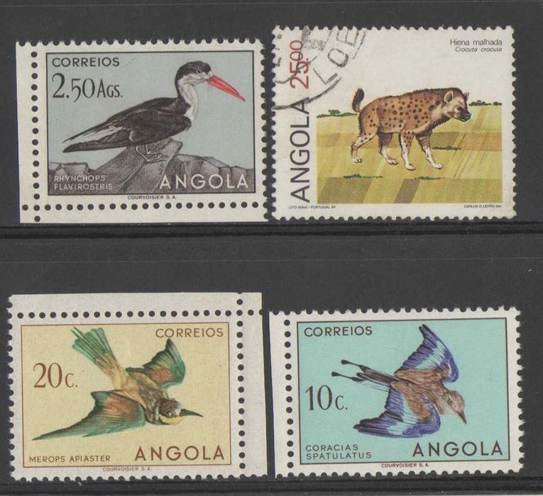 Filatelia: Angola - 127 selos diferentes
