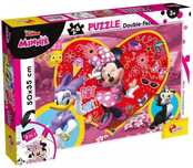 Puzzle dwustronne 24 elementy. Myszka Minnie. Lisciani