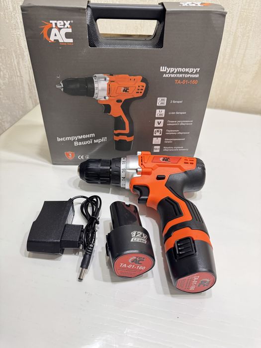 Шуруповерт TEX-AC TA-01-160 аккумуляторный 12 V