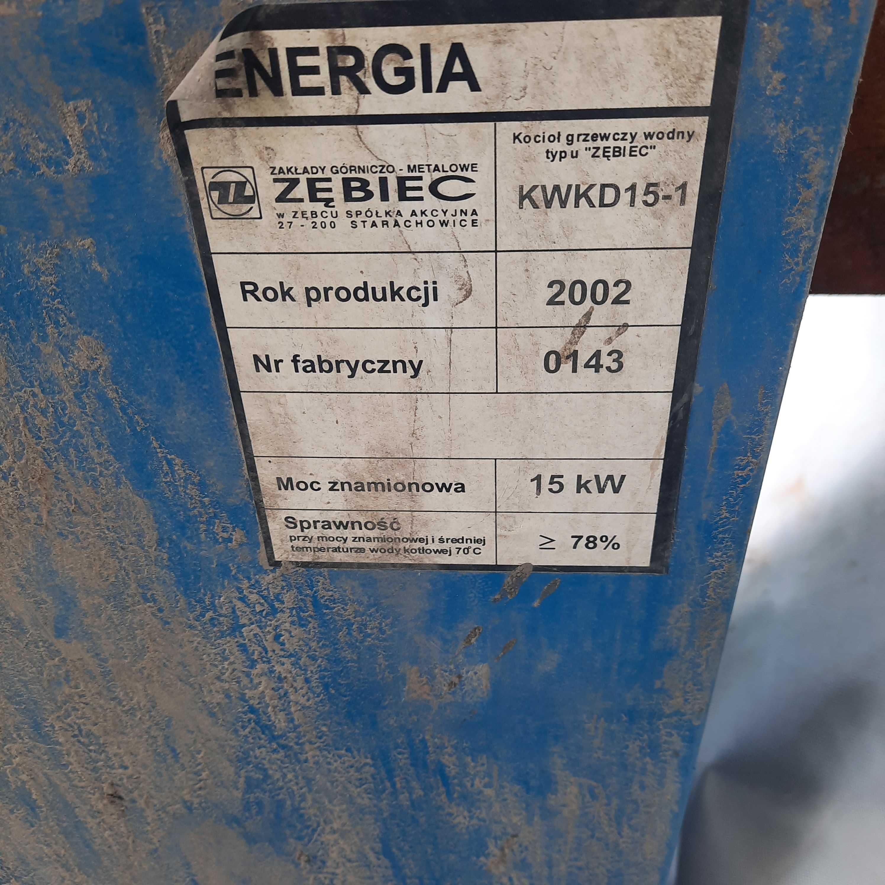 piec wyciągnięty z kotłowni