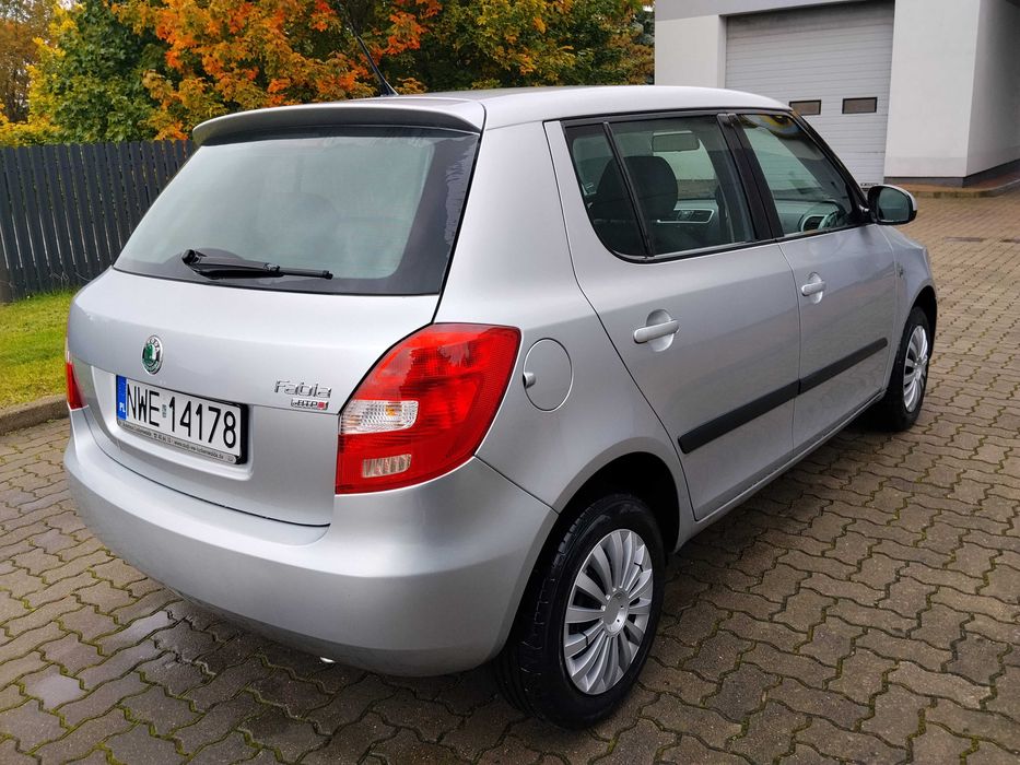 Skoda Fabia 2010 sprow. z Niemiec 1,2 benzyna Klima Zarejestrowany