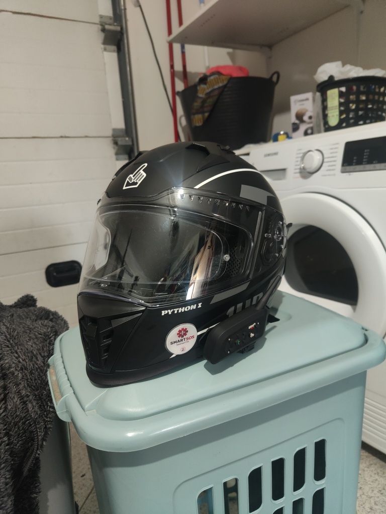 Capacete 1up + Ejeas V6 pro+