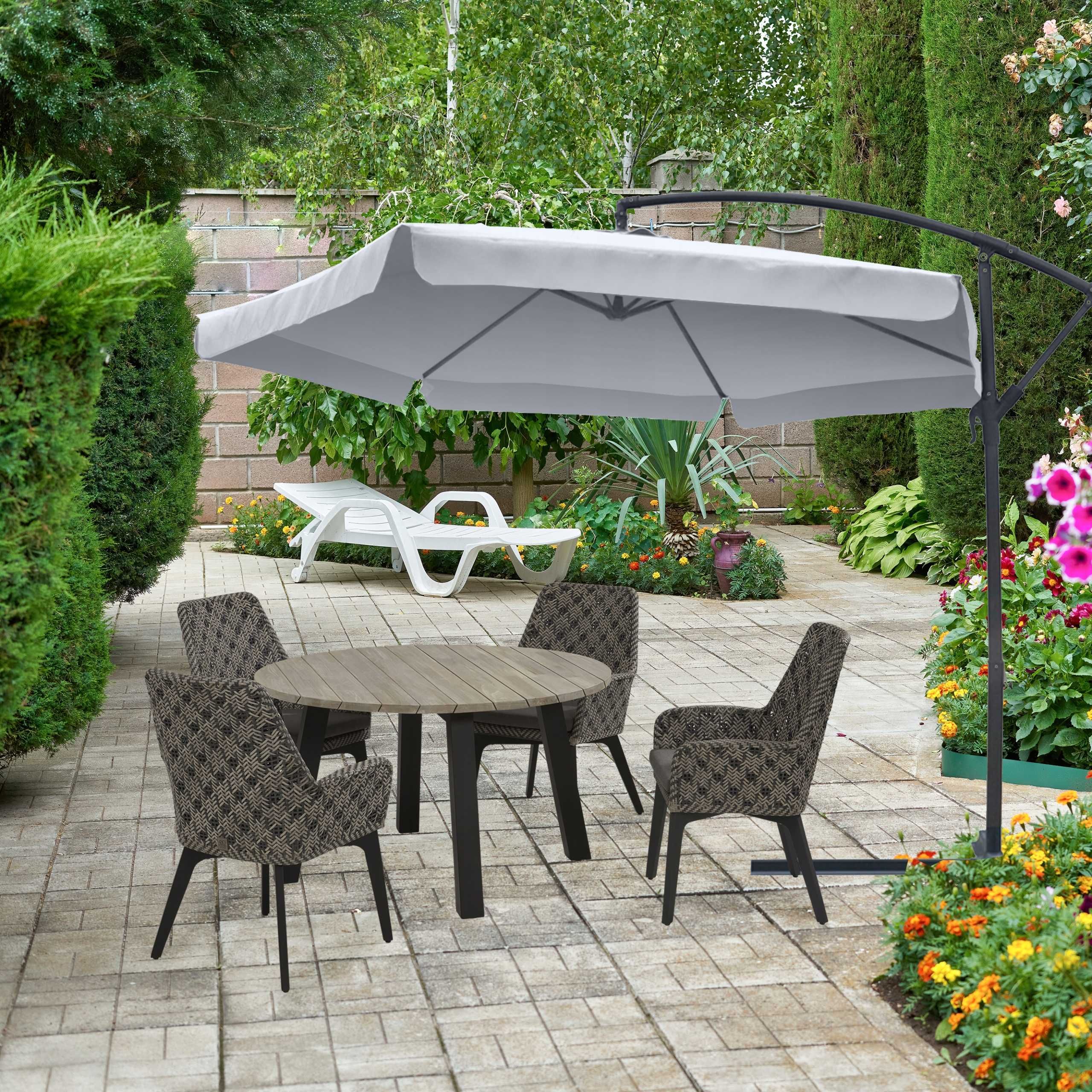 3 KOLORY Parasol Ogrodowy Duży 350cm XXL Solidny +Pokrowiec GWARANCJA