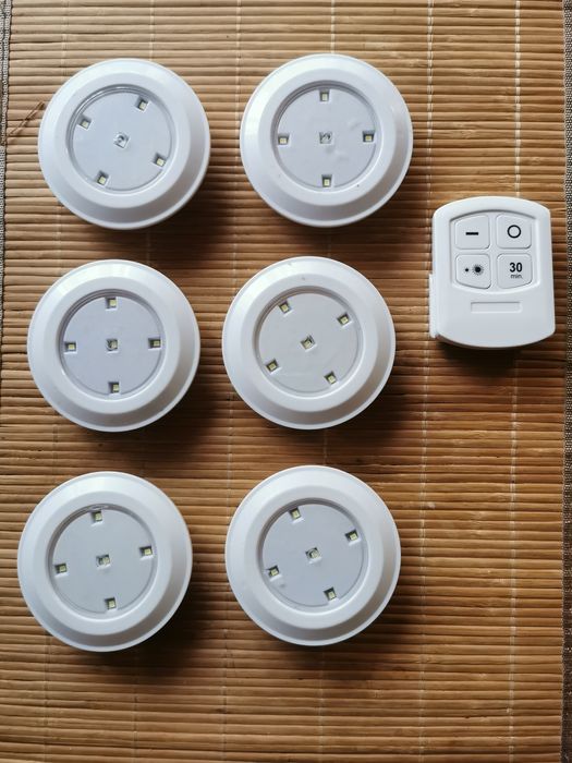 6x lampka lampki bezprzewodowa bezprzewodowe