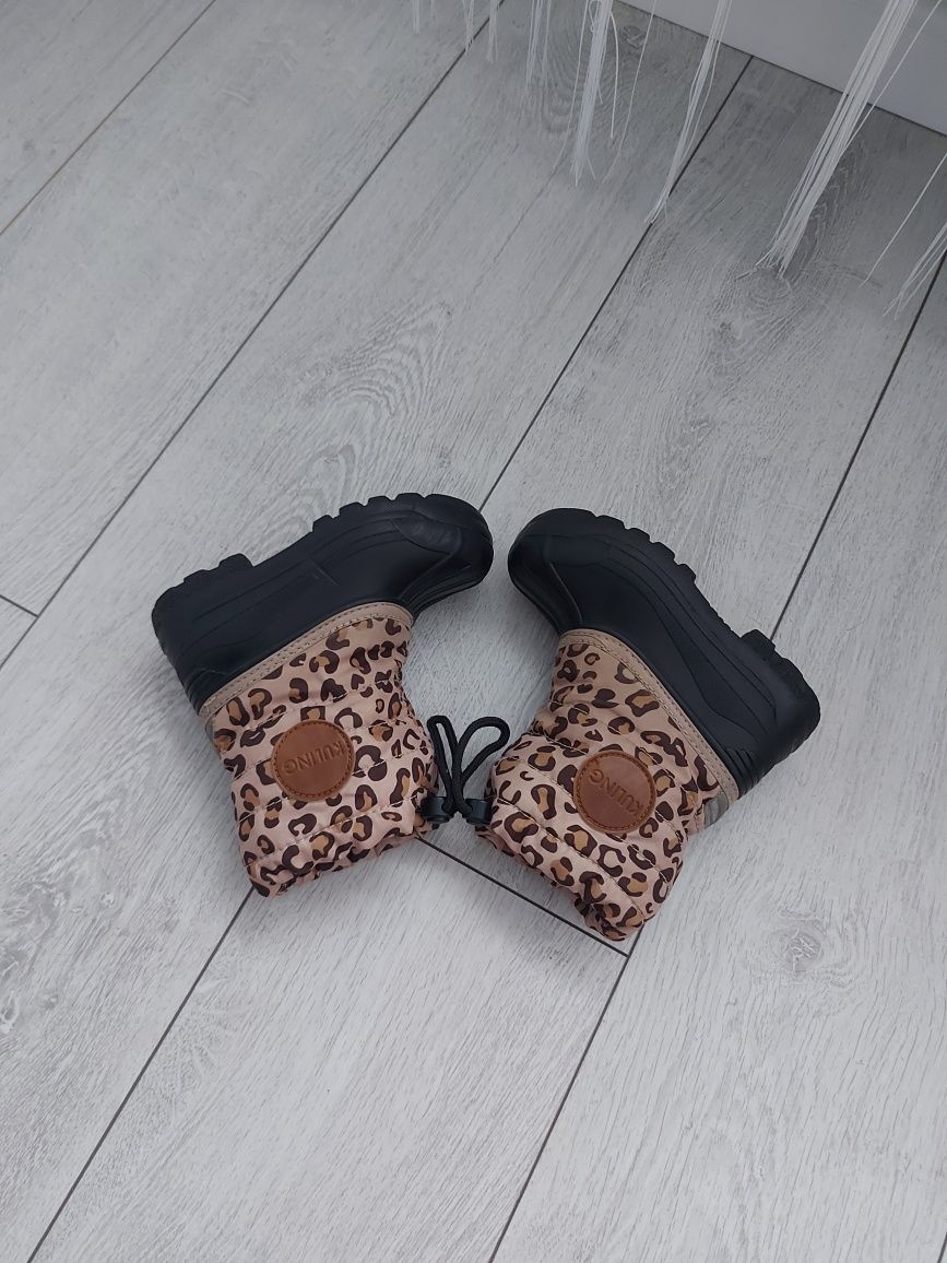 Buty zimowe kozaki śniegowce kuling 26 Wkładka 16.5 cm ręcznie  w pant