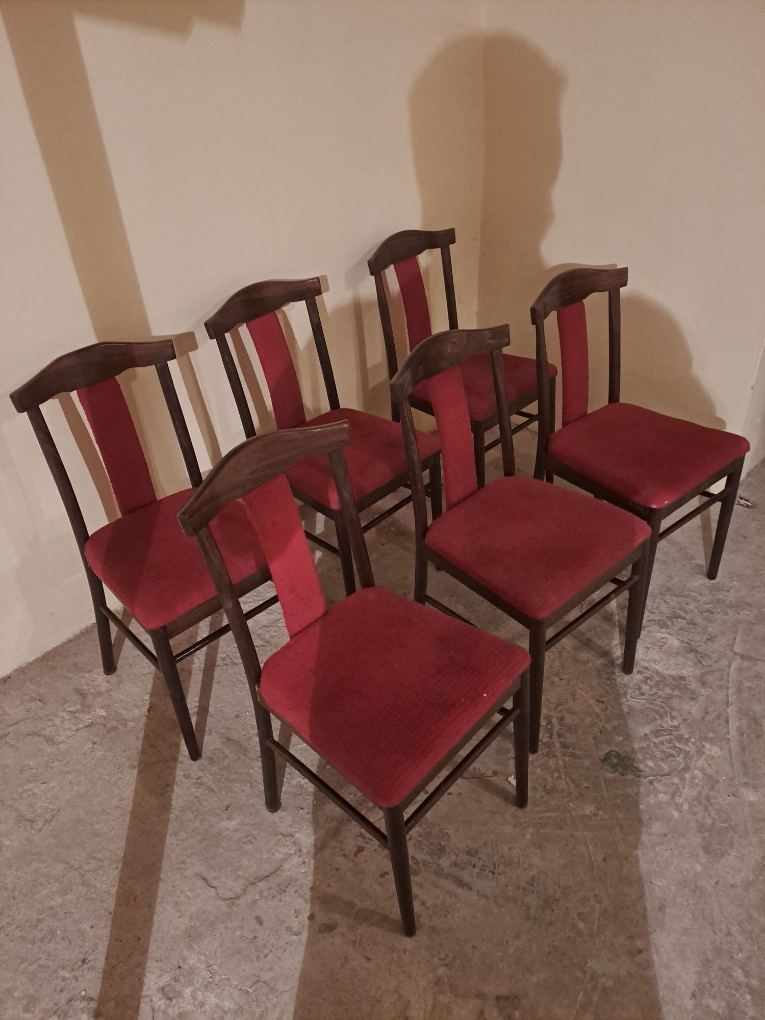 Zestaw 6 krzeseł krzesła stołowe krzesła do jadalni krzesła na działkę