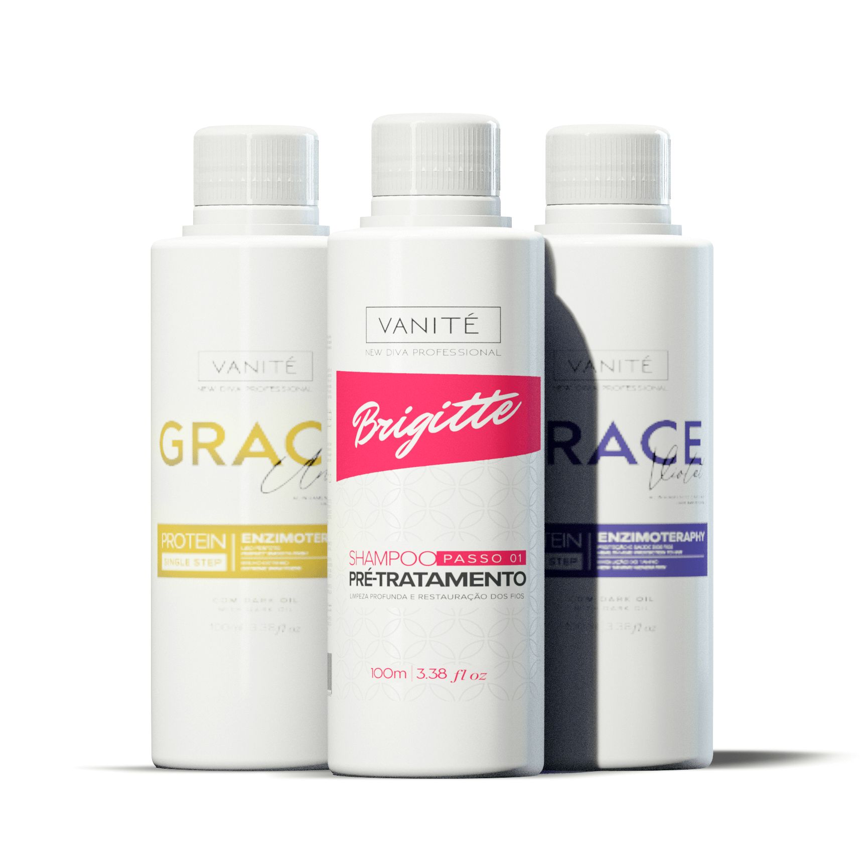 KIT GRACE  UNIQUE + VIOLET + SHAMPOO BRIGITTE 100ML