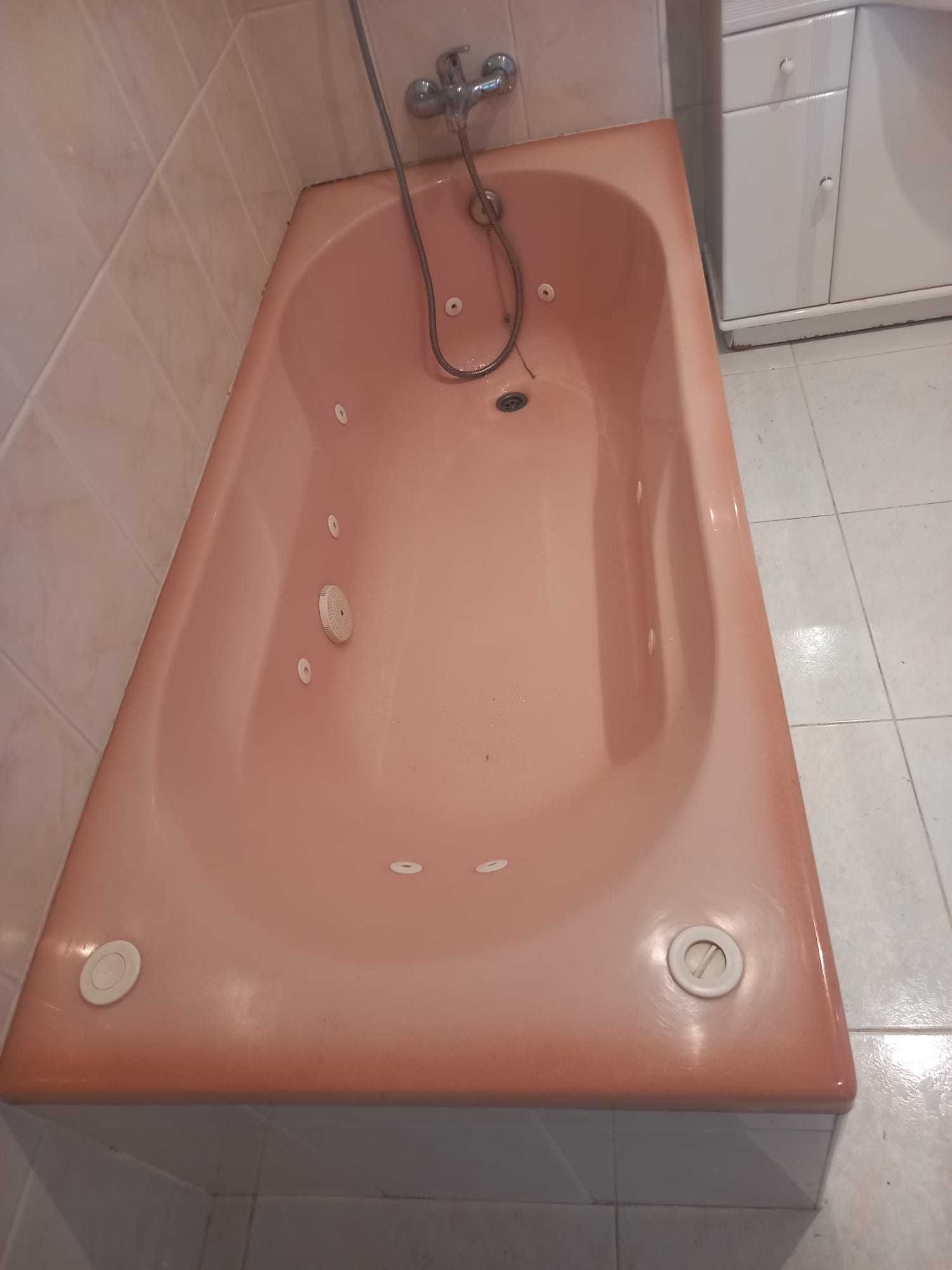 loiças wc rosa e branca