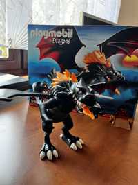 Playmobil smok + rycerze i piraci ze skarbem