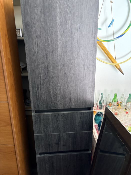 Movel wc castanho escuro