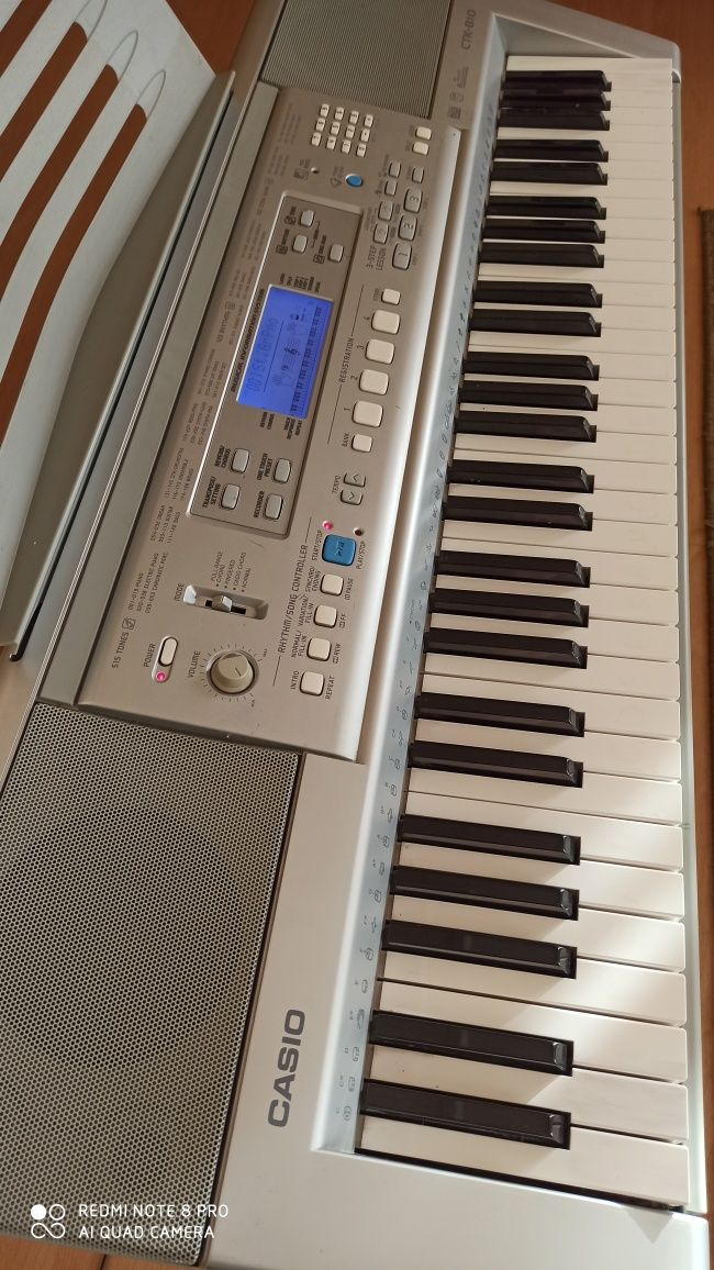 CASIO CTK 810 keyboard klawisze