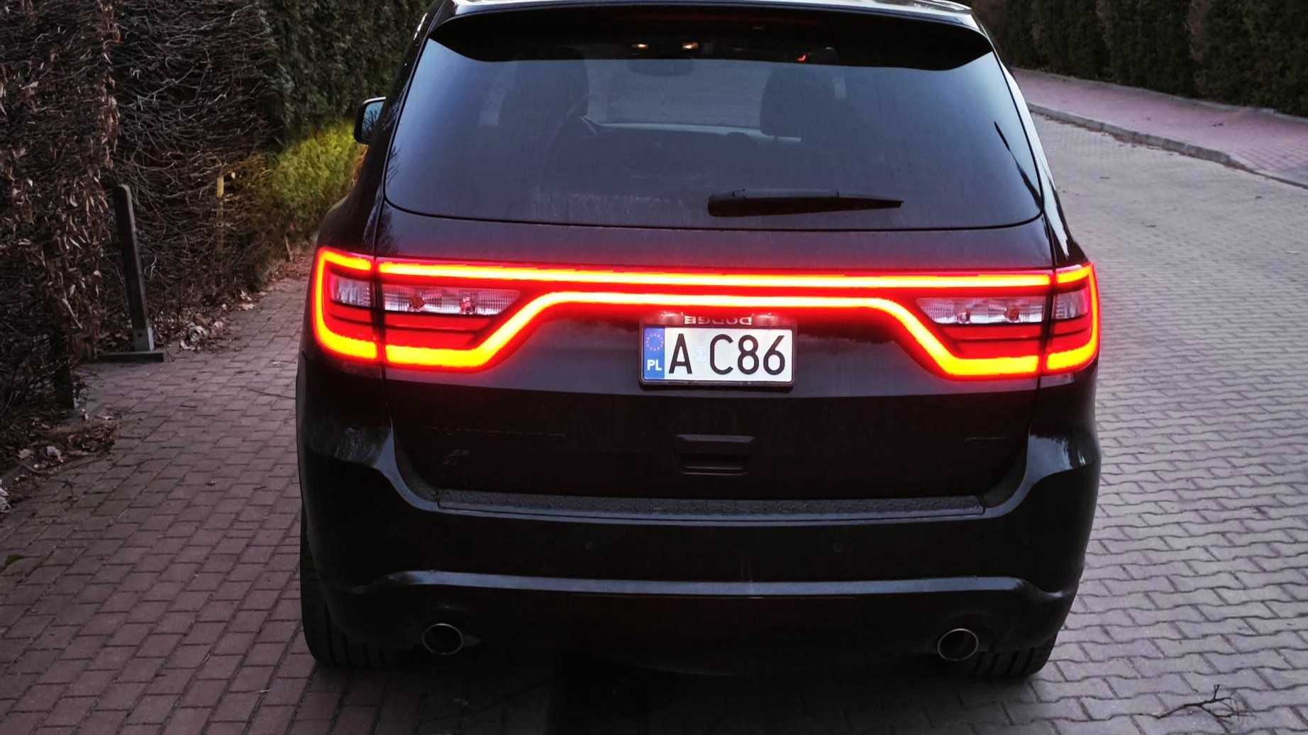 Dodge Durango konwersja lampy USA/EU zmiana