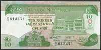 Mauritius  10 rupees 1985 - stan bankowy UNC